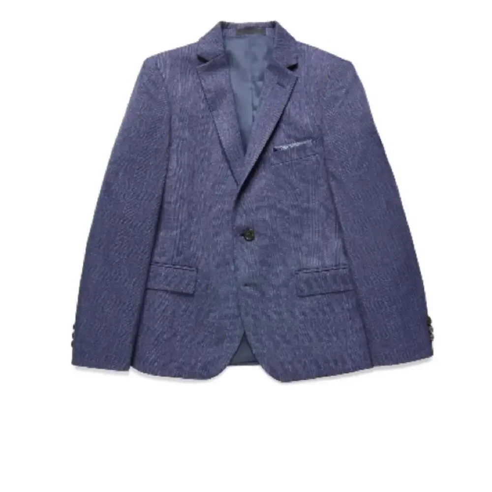 Lauren Ralph Lauren Big Boys Plaid Sport Coat - Navy, jacket suit 16R [COPY]